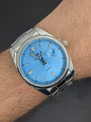 Orologio MIK Collection Uomo Quadrante Azzurro Acc