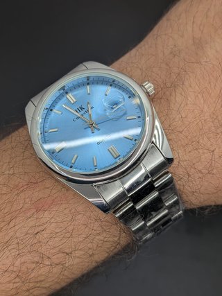 Orologio MIK Collection Uomo Quadrante Azzurro Acc
