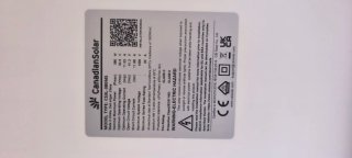 Placa Solar Canadian 380W