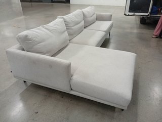 Sofá Chaise Longue Kave Home Galene Beige