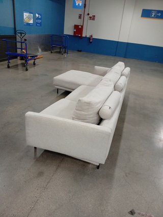 Sofá Chaise Longue Kave Home Galene Beige