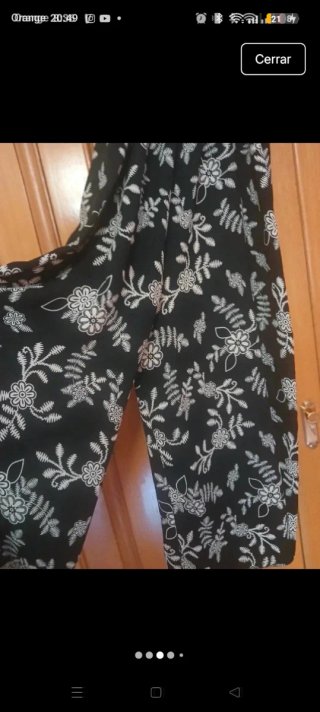 Mono largo estampado floral