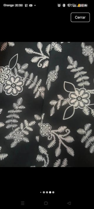 Mono largo estampado floral