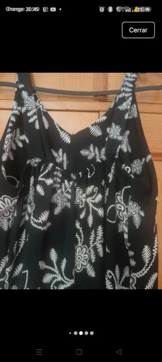 Mono largo estampado floral