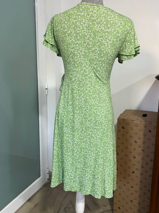 Vestido verde floral Easy Wear