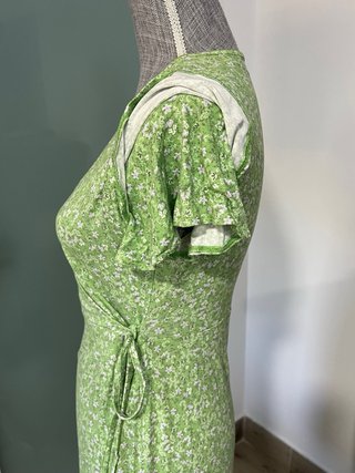Vestido verde floral Easy Wear