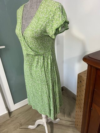 Vestido verde floral Easy Wear