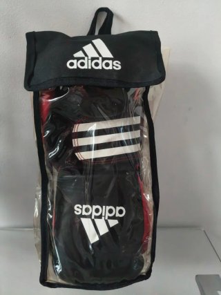 Guantes Boxeo Adidas Negros y Rojos 10oz