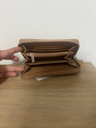 Cartera Lefties marrón sin estrenar