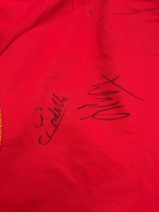 Camiseta Fútbol España Adidas Firmada