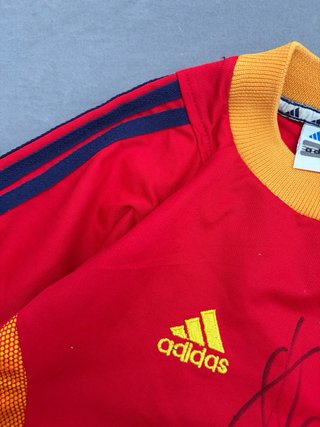 Camiseta Fútbol España Adidas Firmada
