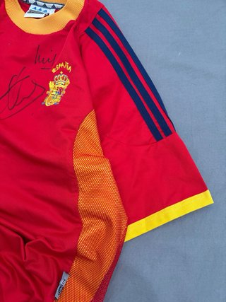 Camiseta Fútbol España Adidas Firmada