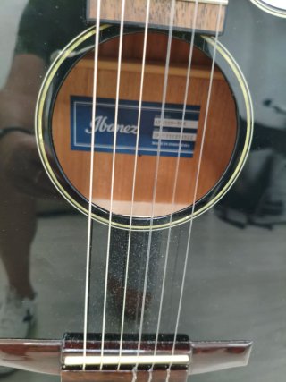 Guitarra Ibanez AEG50N-BKH Negra