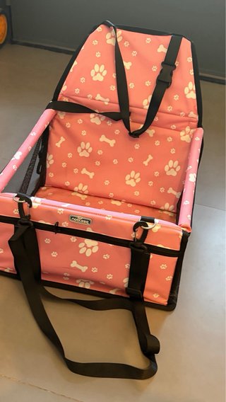 Asiento Coche Mascota Rosa