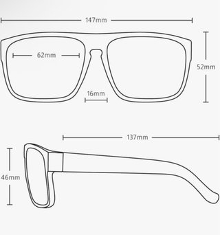 Gafas de sol Carve Vendetta Polarizadas negras