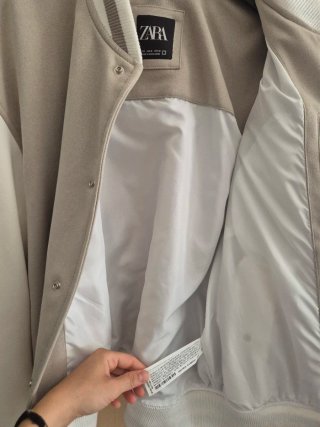 Giacca Zara Beige e Bianca