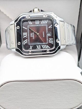 Orologio Uomo IK Collectiv Stile Santos Tabacco 40