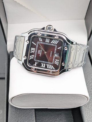 Orologio Uomo IK Collectiv Stile Santos Tabacco 40