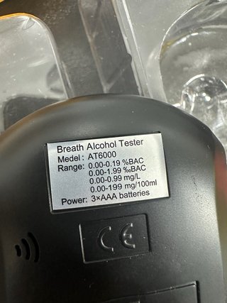 Alcoholímetro Digital Portátil