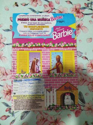 Album cromos Chicle Colección Barbie años 90