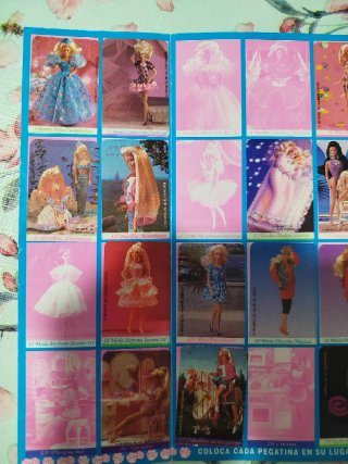 Album cromos Chicle Colección Barbie años 90