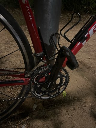 Bicicleta de carretera Trek Roja