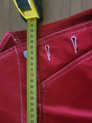 Peto, Vestido Tommy Hilfiger vaquero Rojo