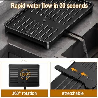 Escurridor de platos negro o blanco