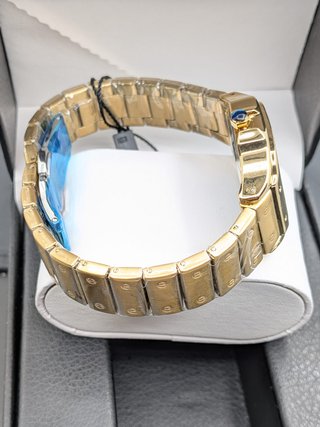Orologio Stile Santos Dorato 34mm