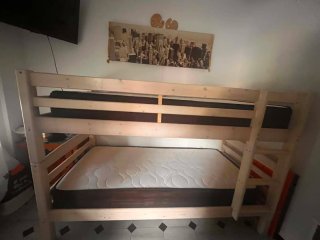 Cama todo  infantil litera madera