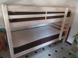 Cama todo  infantil litera madera