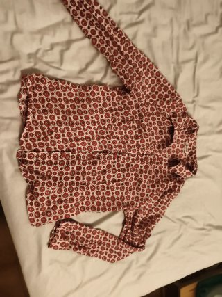 Camisa vintage estampada talla M