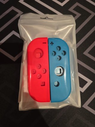 Carcasas Joycon Nintendo Switch (Rojo/Azul)