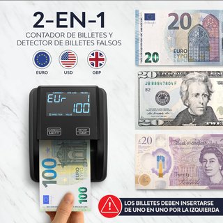 Detector de billetes falsos ZENACASA NUEVO