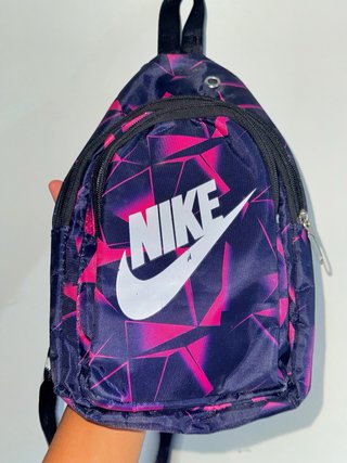 Nike Style Crossbody Shoulder Bag – Purple/Pink –