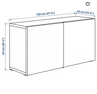Mueble de Almacenaje Blanco Ikea Modelo Besta
