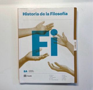 Libro Filosofía 2ºBach
