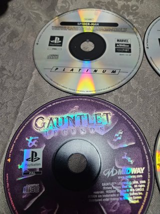 Lote 8 Giochi PS1: Spider-Man, Spyro, Gauntlet