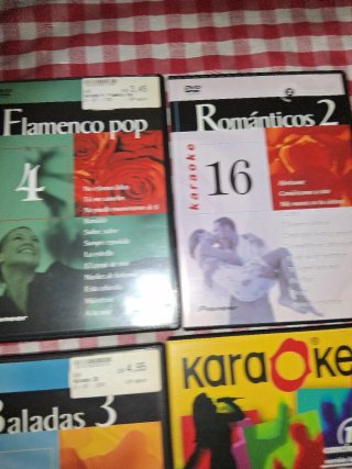 Lotes Karaoke DVD Flamenco Pop, Románticos, Balada