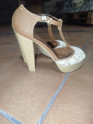 Zapatos de tacón verano peep toe