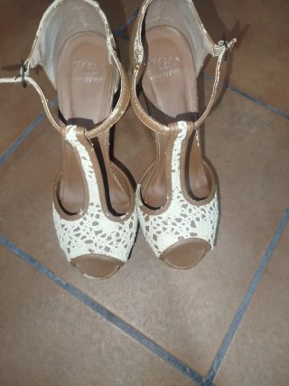 Zapatos de tacón verano peep toe