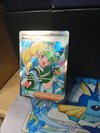 🇬🇧Entusiasmo  de Emcee Carta Pokémon