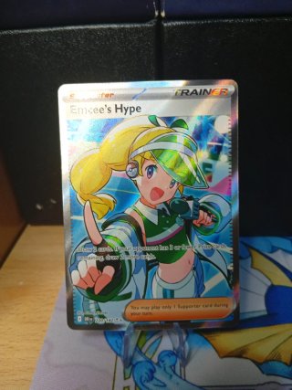 🇬🇧Entusiasmo  de Emcee Carta Pokémon