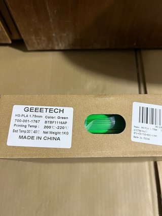 Filamento PLA 1kg Verde para Impresora 3D