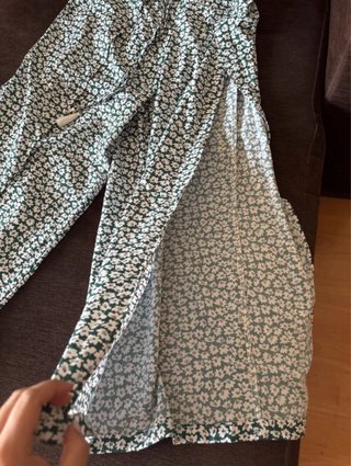 Conjunto Top e Calças Shein Flores