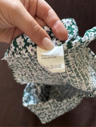 Conjunto Top e Calças Shein Flores