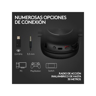 Logitech G PRO X 2 Lightspeed 50mm grafeno