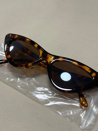 Gafas de sol montura marrón tortuga
