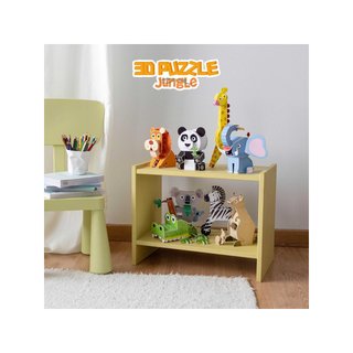 BONNYCO Puzzle 3D Animales Educativos Niños