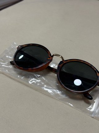 Gafas de sol redondas tortuga